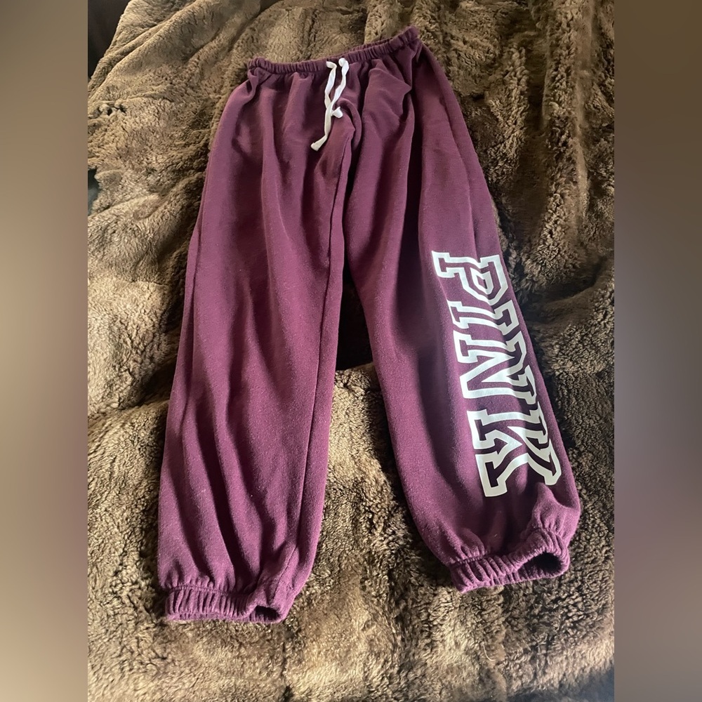 Victoria's Secret Cropped Sweat Pants with Drawstring